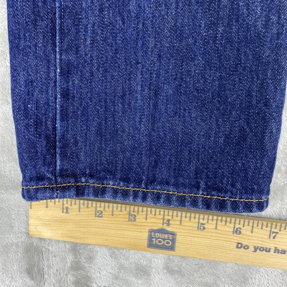 Levis 501 Men's Jeans W29x L30 Dark Indigo Blue Button Fly Straight Leg Denim